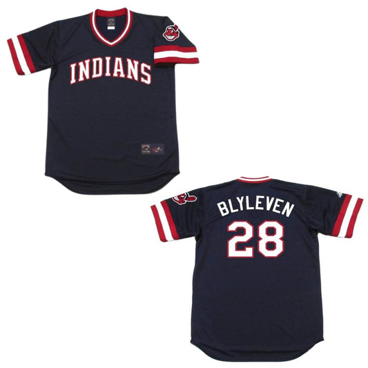 Baseball Bert Blyleven Cleveland Indians 28 Jersey