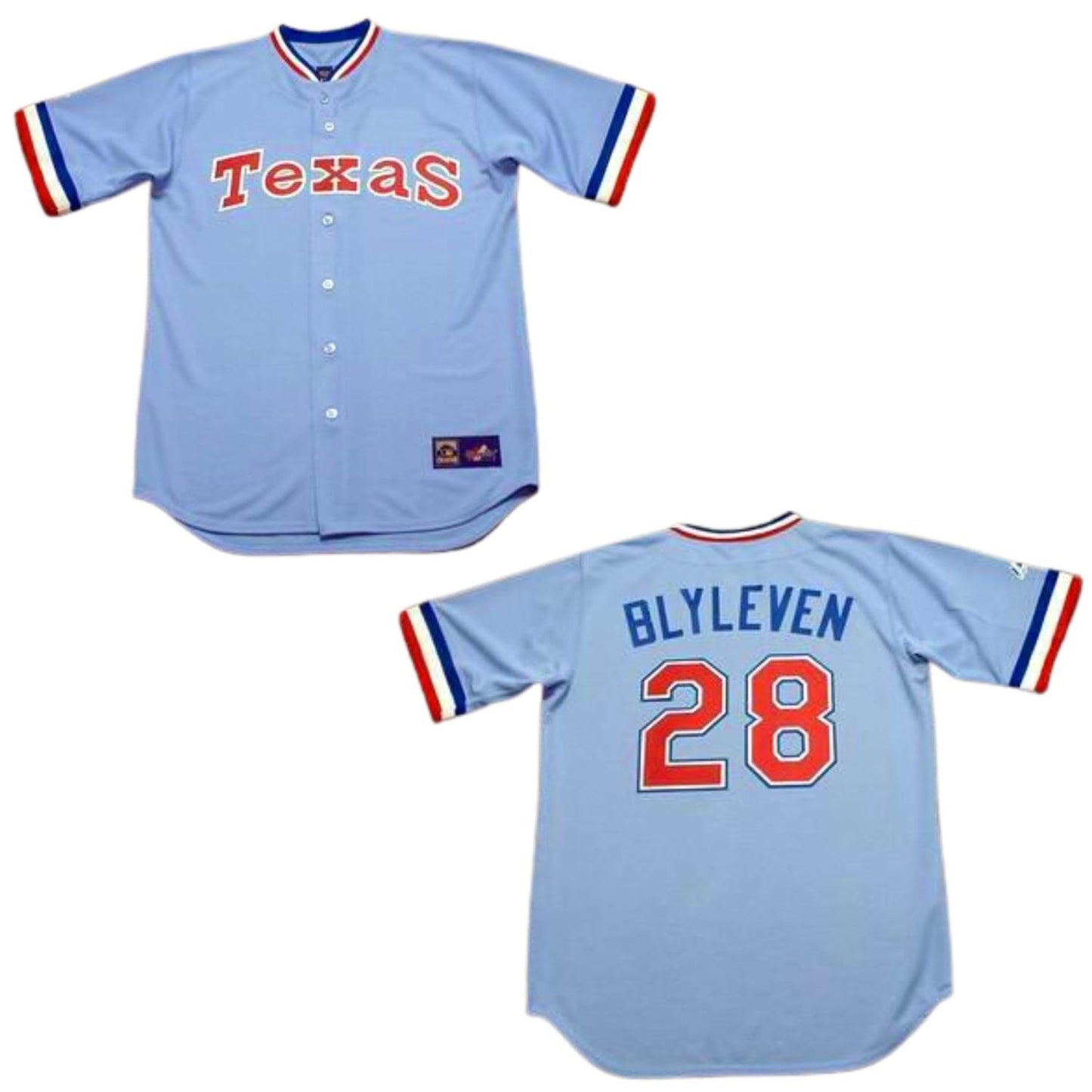 Baseball Bert Blyleven Texas Rangers 28 Jersey