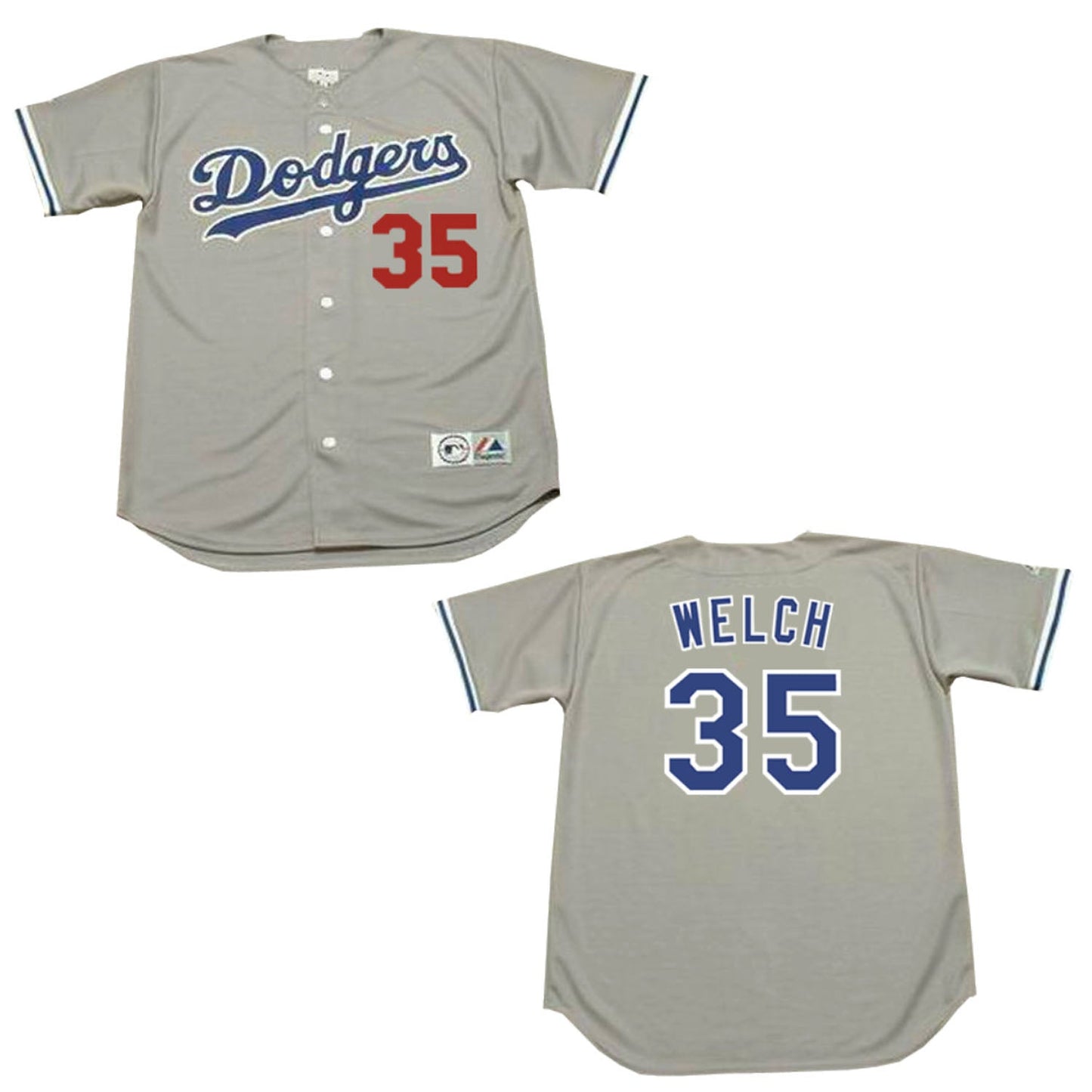 Baseball Bob Welch Los Angeles Dodgers 35 Jersey