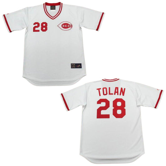 Baseball Bobby Tolan Cincinnati Reds 28 Jersey