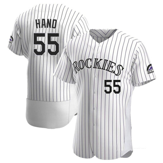 Baseball Brad Hand Colorado Rockies 55 Jersey