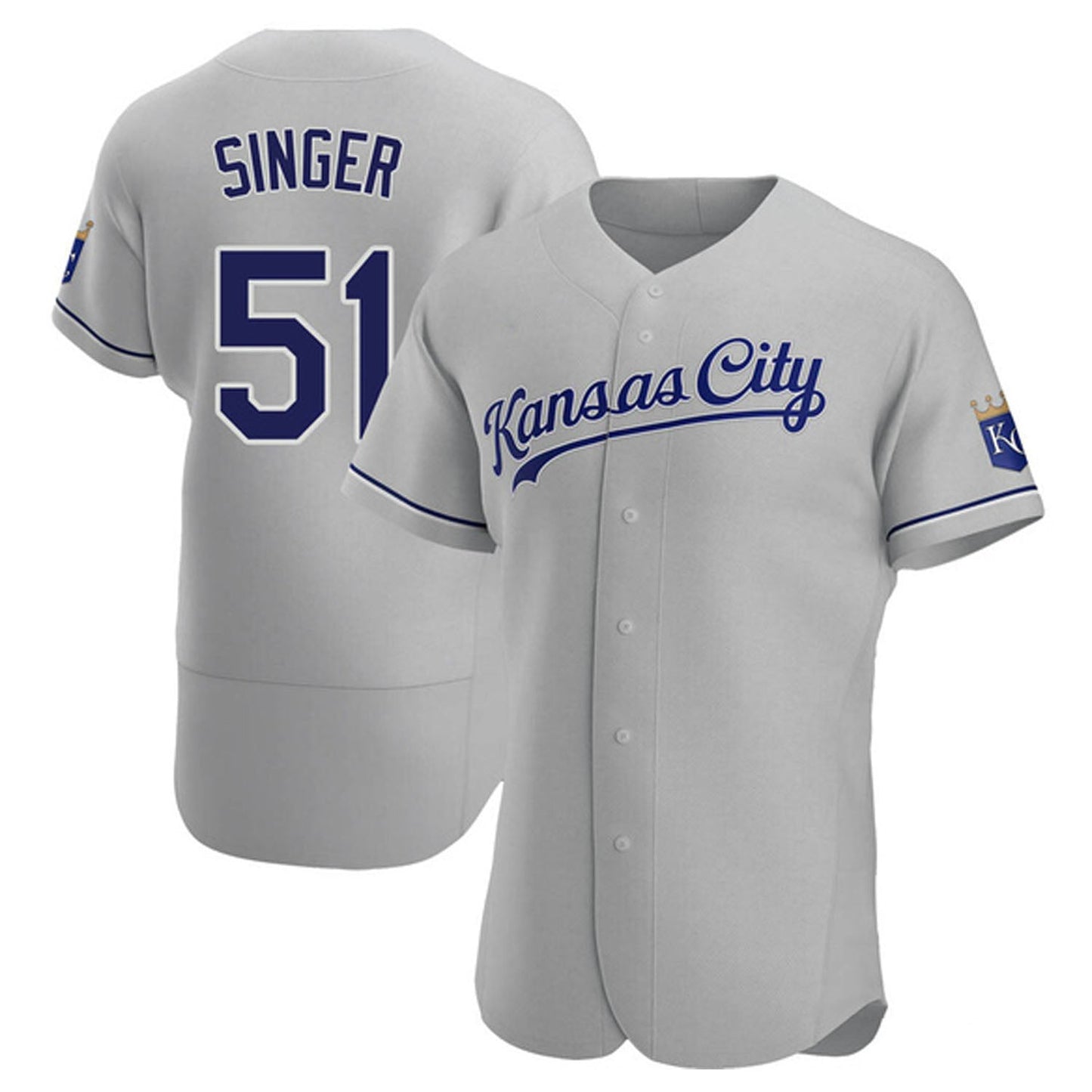 Baseball Brady Singer Kansas City Royals 51 Jersey