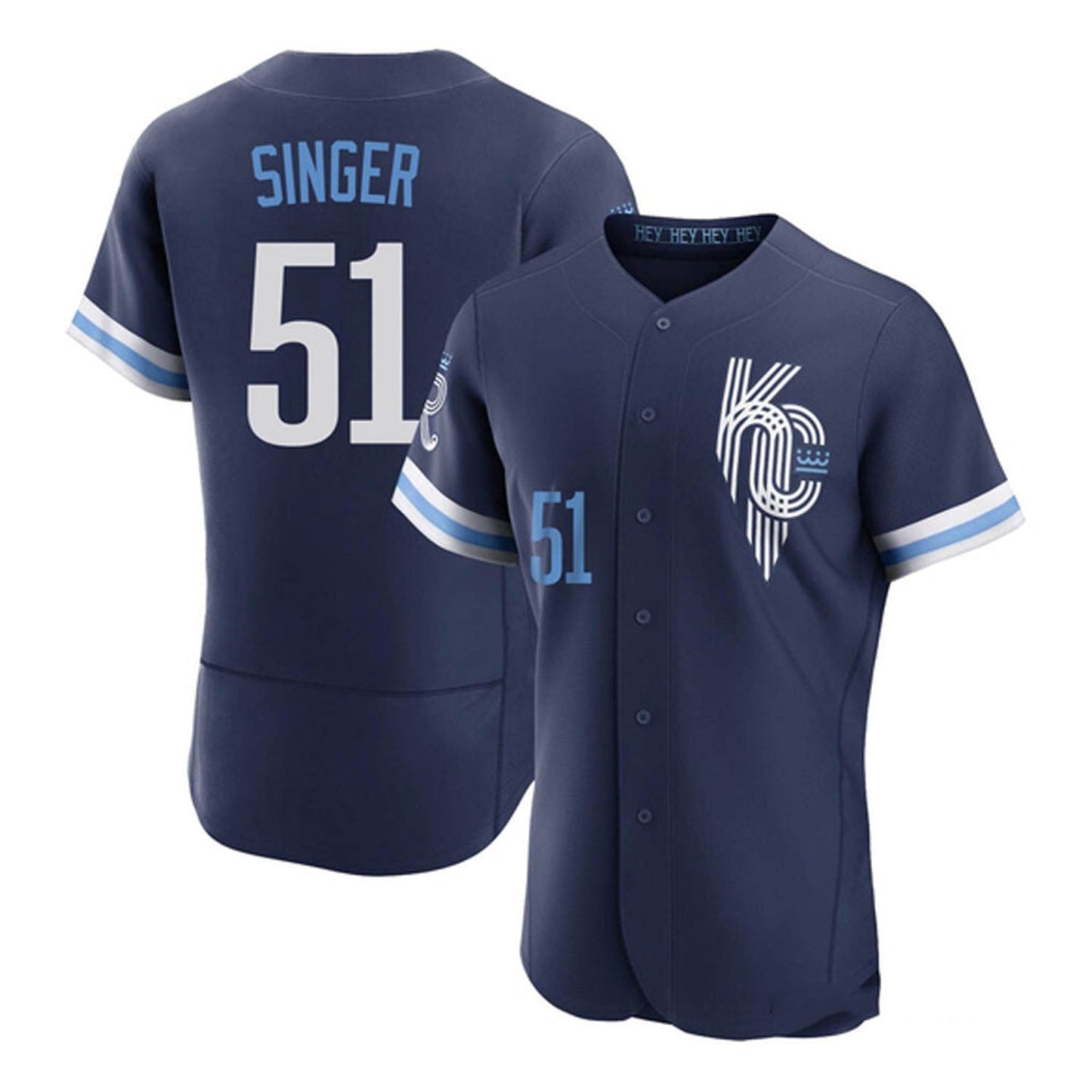 Baseball Brady Singer Kansas City Royals 51 Jersey