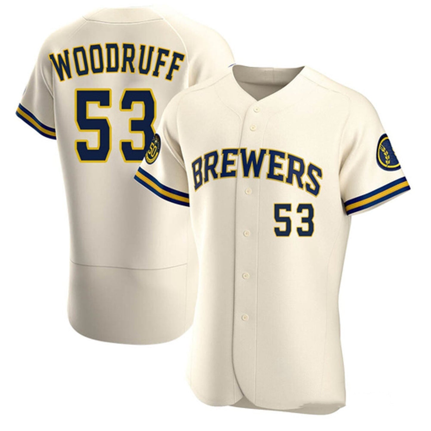 Baseball Brandon Woodruff Milwaukee Brewers 53 Jersey