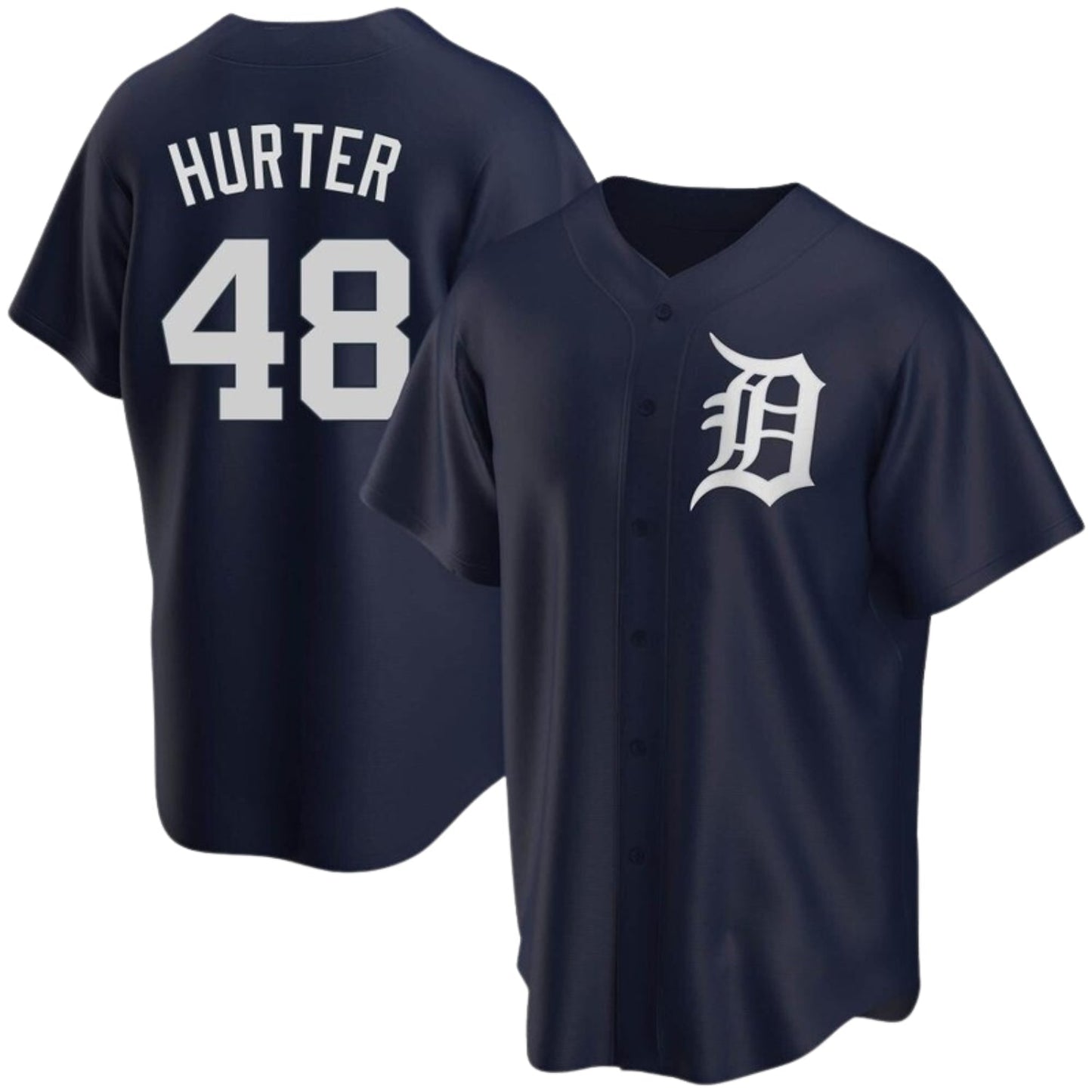 Baseball Brant Hurter Detroit Tigers 48 Jersey