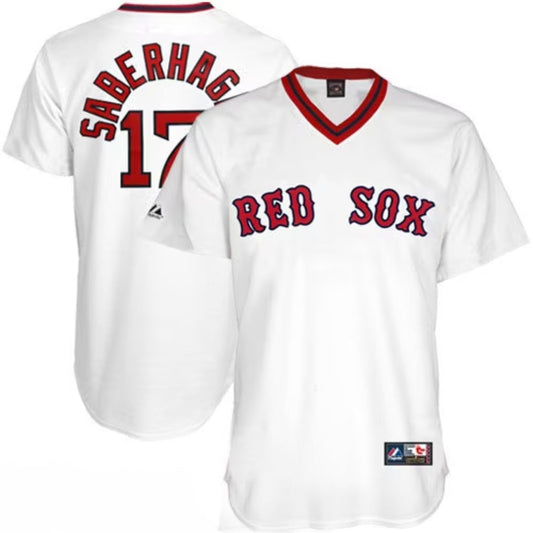 Baseball Bret Saberhagen Boston Red Sox 18 Jersey
