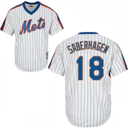 Baseball Bret Saberhagen New York Mets 18 Jersey
