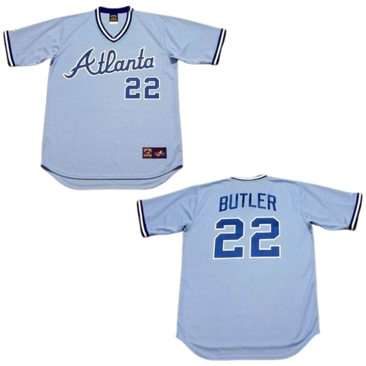 Baseball Brett Butler Atlanta Braves 22 Jersey