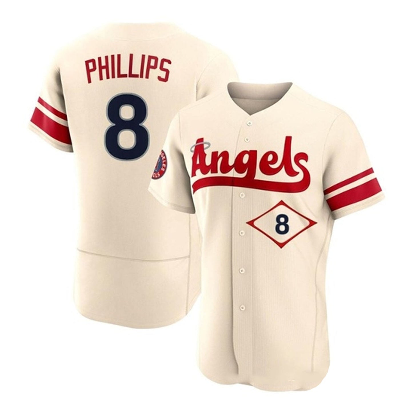 Baseball Brett Phillips Los Angeles Angels 8 Jersey