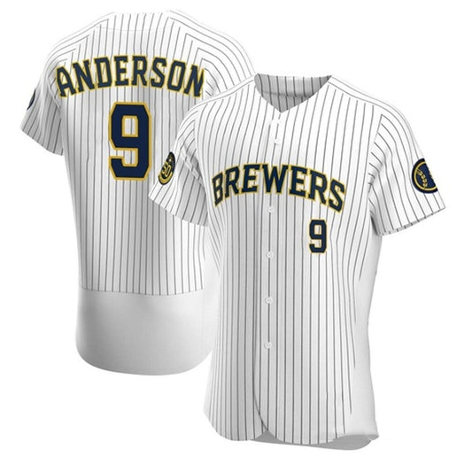 Baseball Brian Anderson Milwaukee Brewers 9 Jersey