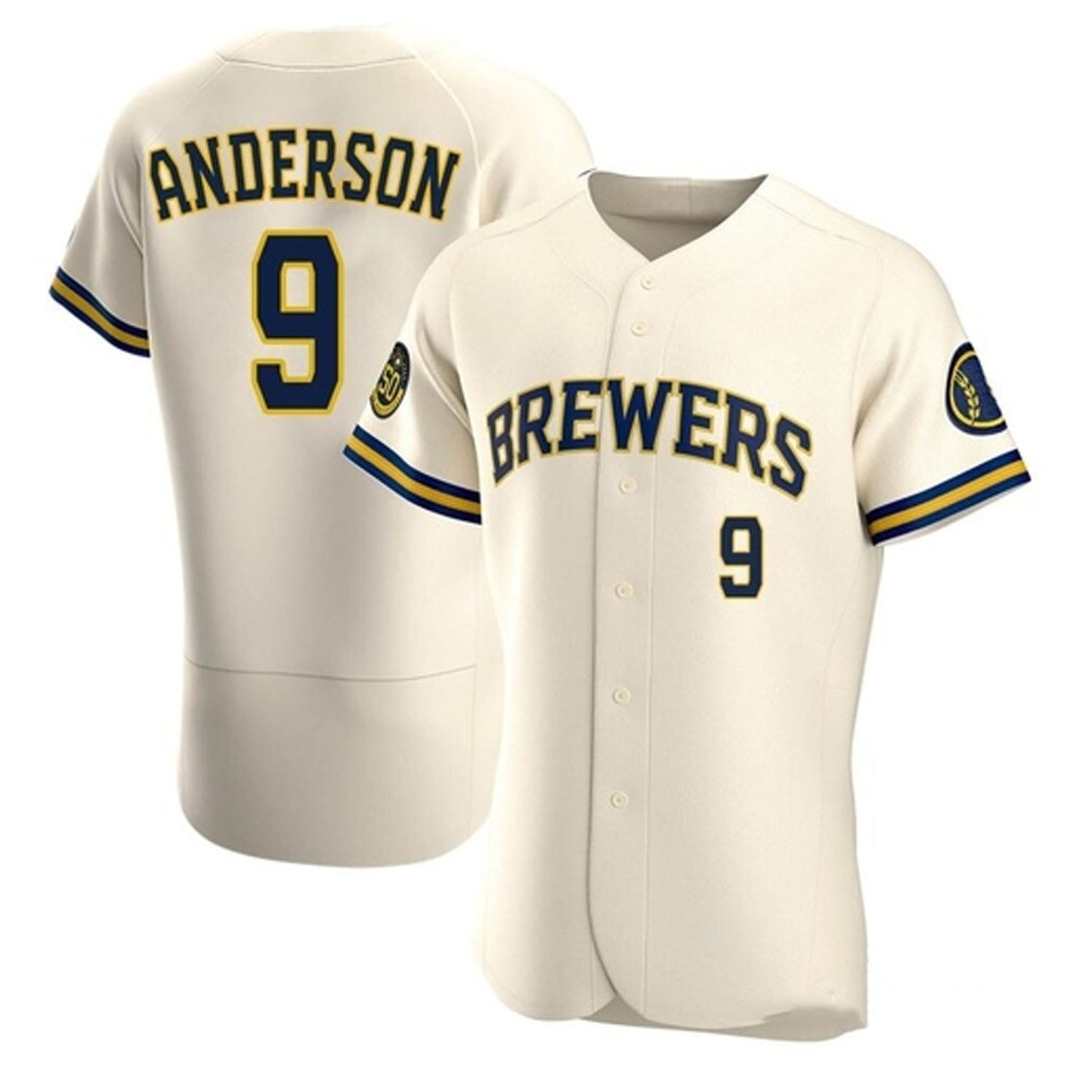 Baseball Brian Anderson Milwaukee Brewers 9 Jersey