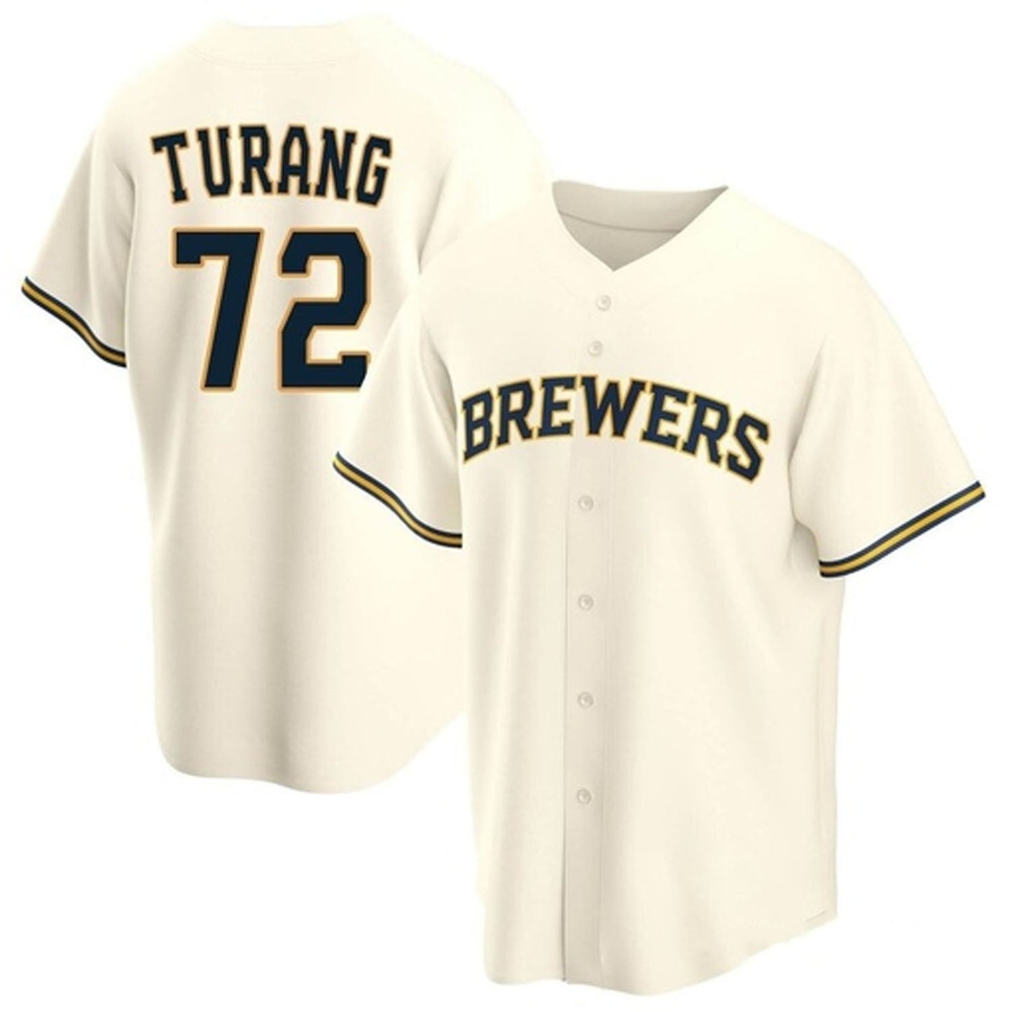 Baseball Brice Turang Milwaukee Brewers 72 Jersey