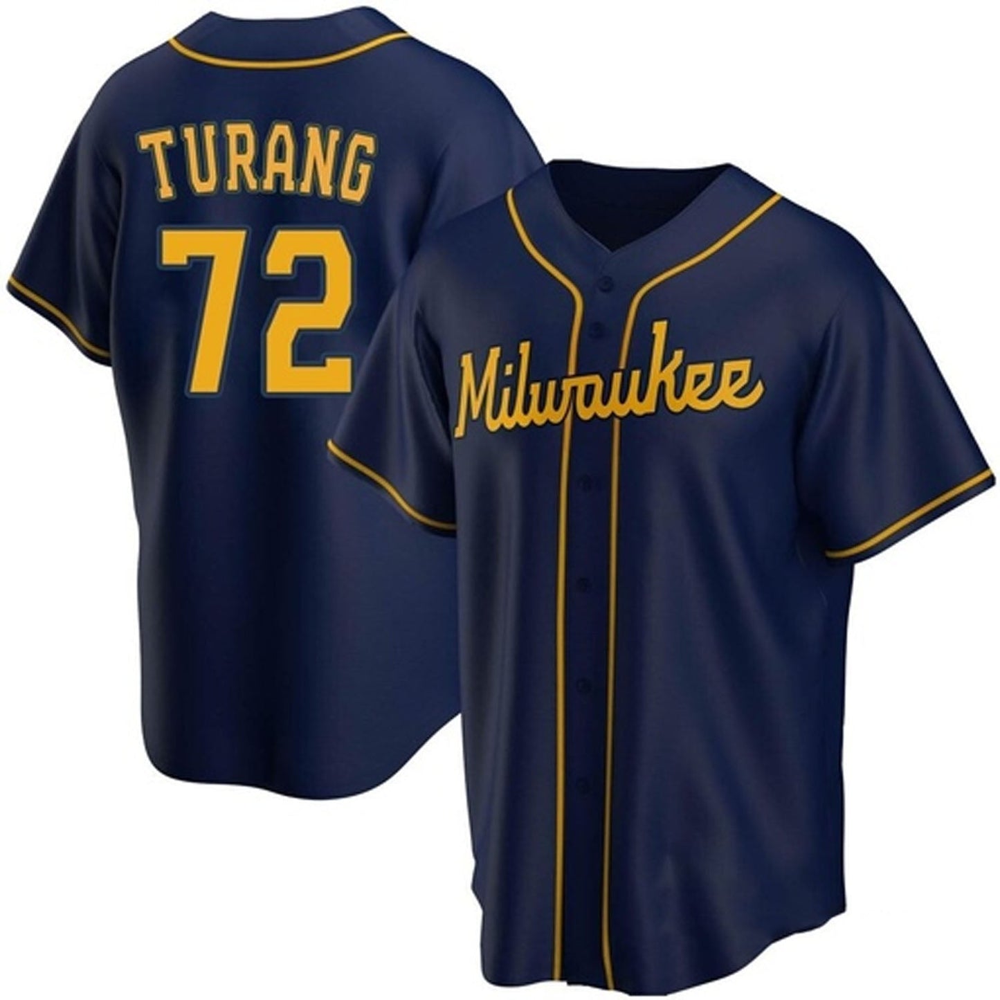 Baseball Brice Turang Milwaukee Brewers 72 Jersey