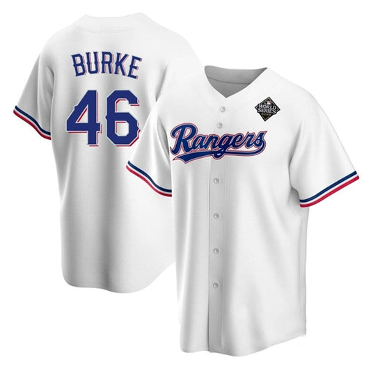 Baseball Brock Burke Texas Ranger 46 Jersey