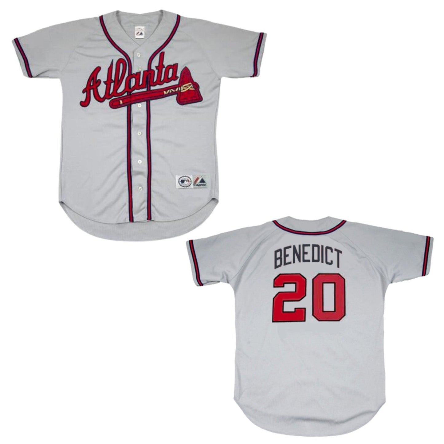 Baseball Bruce Benedict Atlanta Braves 20 Jersey