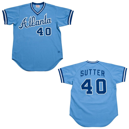 Baseball Bruce Sutter Atlanta Braves 40 Jersey