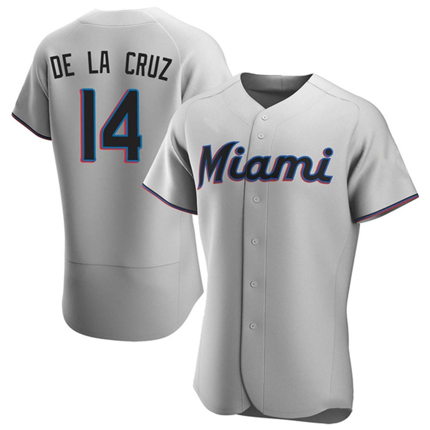 Baseball Bryan De La Cruz Miami Marlins 14 Jersey