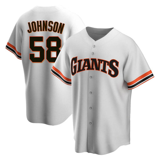 Baseball Bryce Johnson San Francisco Giants 58 Jersey