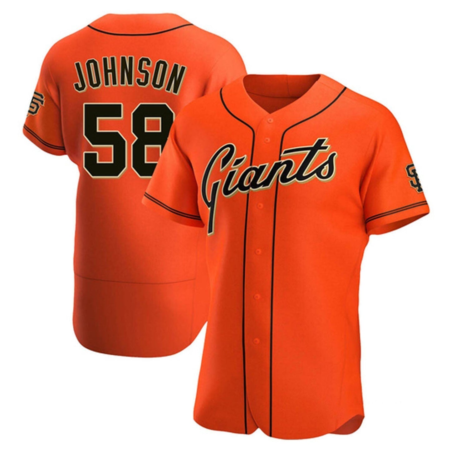 Baseball Bryce Johnson San Francisco Giants 58 Jersey