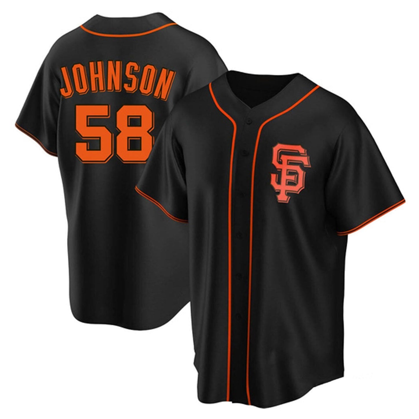 Baseball Bryce Johnson San Francisco Giants 58 Jersey