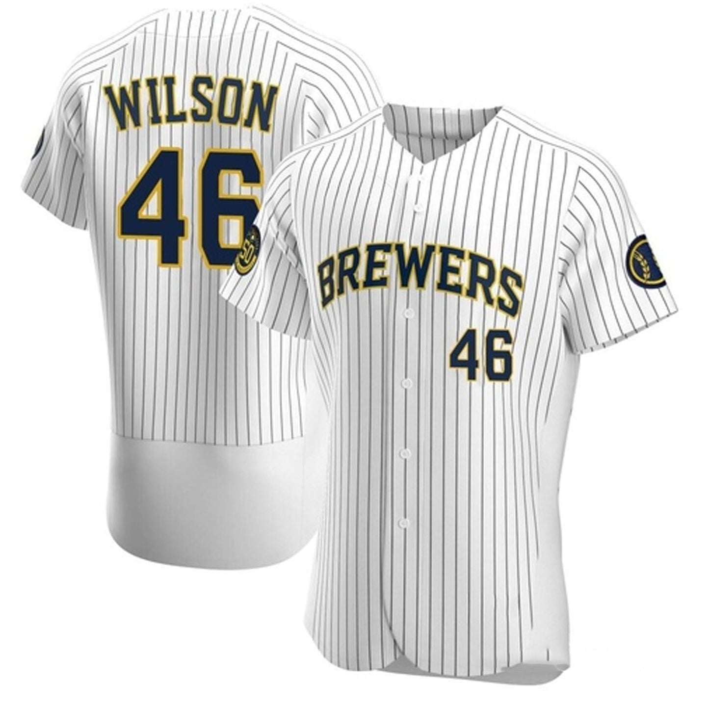 Baseball Bryse Wilson Milwaukee Brewers 46 Jersey