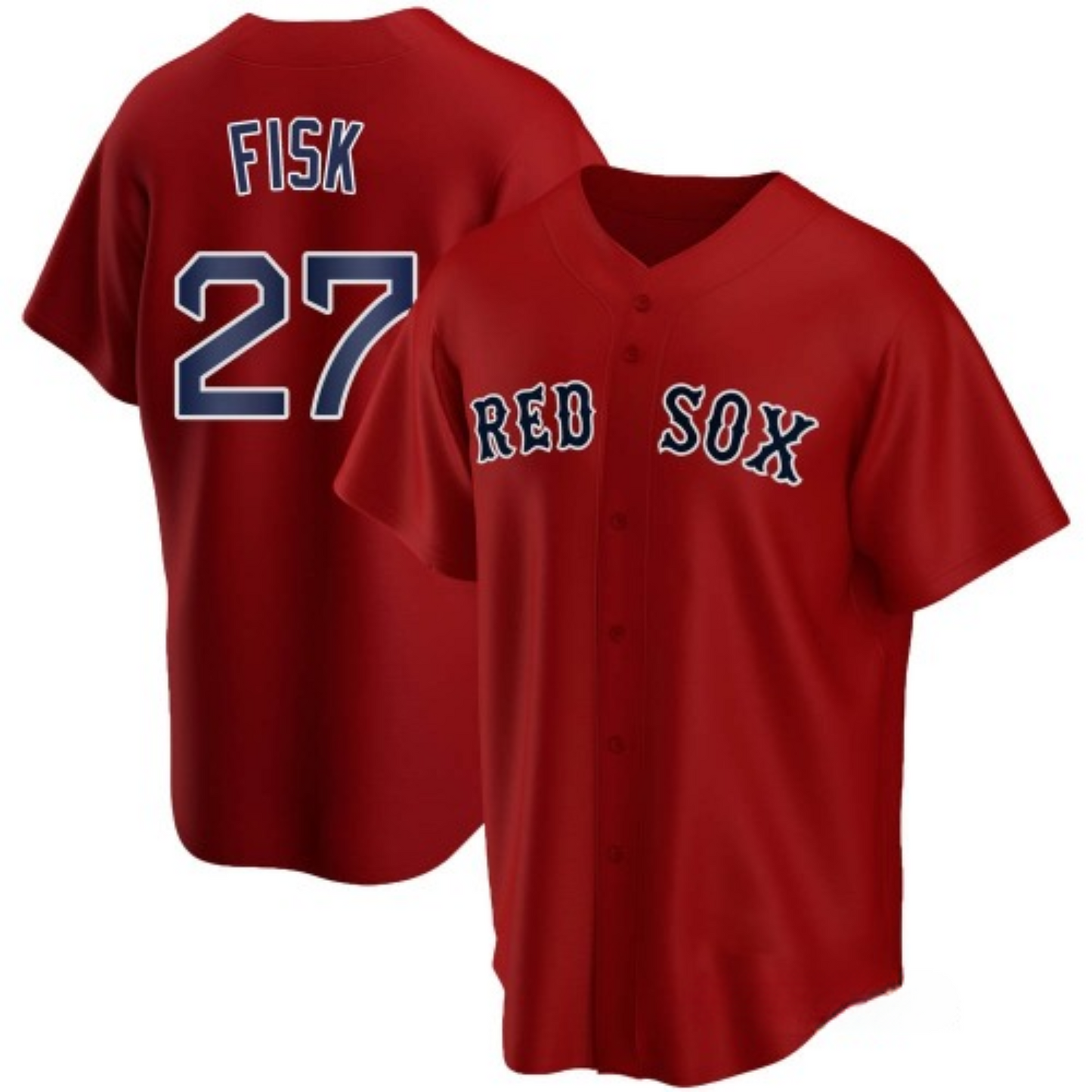 Baseball Carlton Fisk Boston Red Sox 27 Jersey