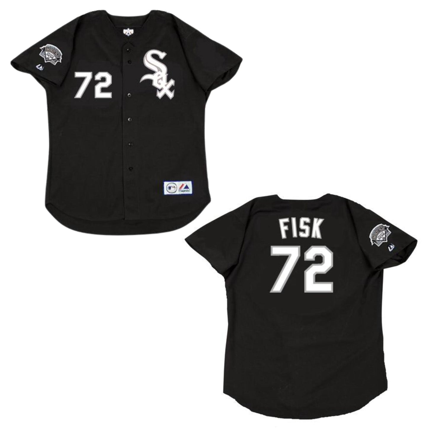 Baseball Carlton Fisk Chicago White Sox 72 Jersey