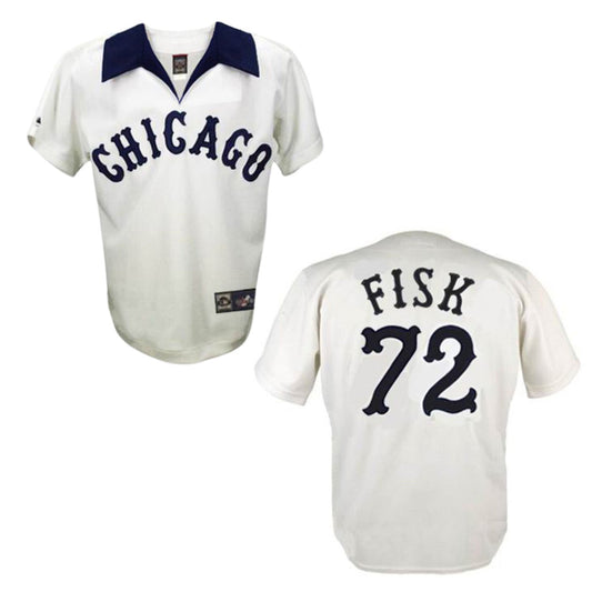 Baseball Carlton Fisk Chicago White Sox 72 Jersey