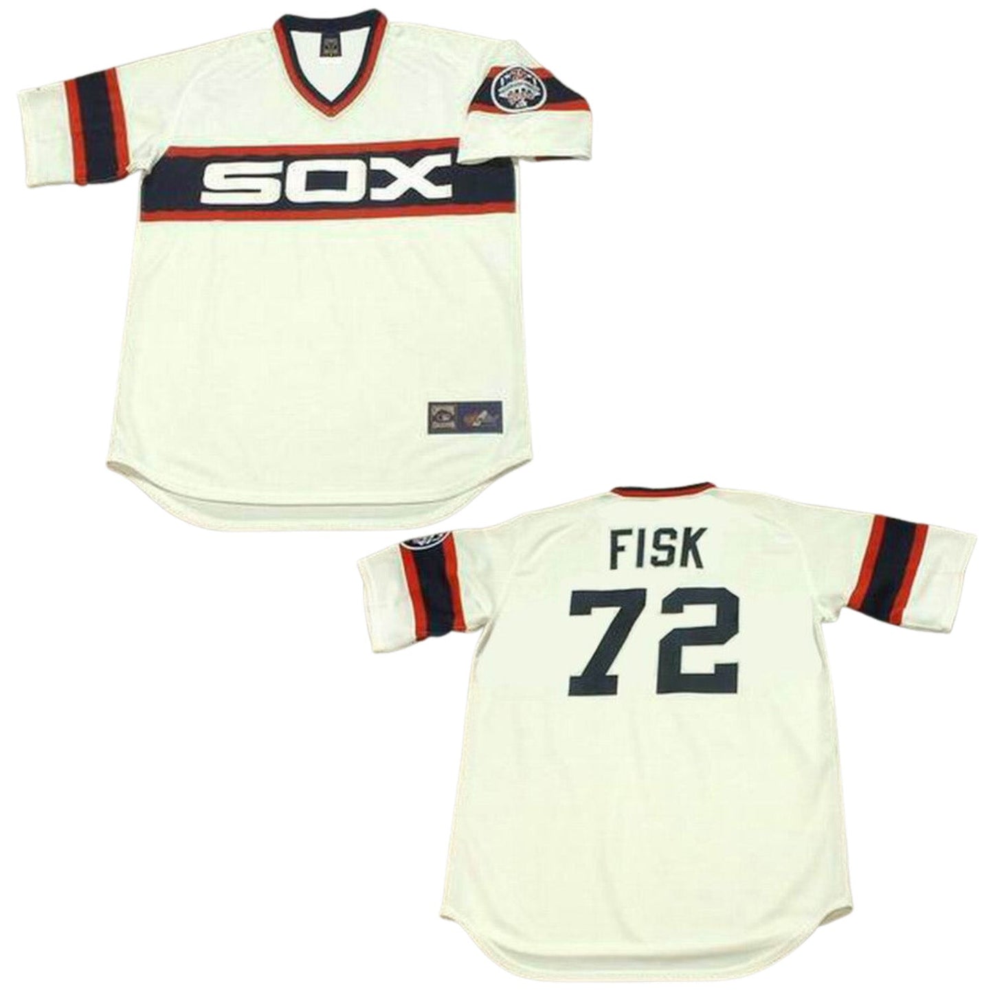 Baseball Carlton Fisk Chicago White Sox 72 Jersey