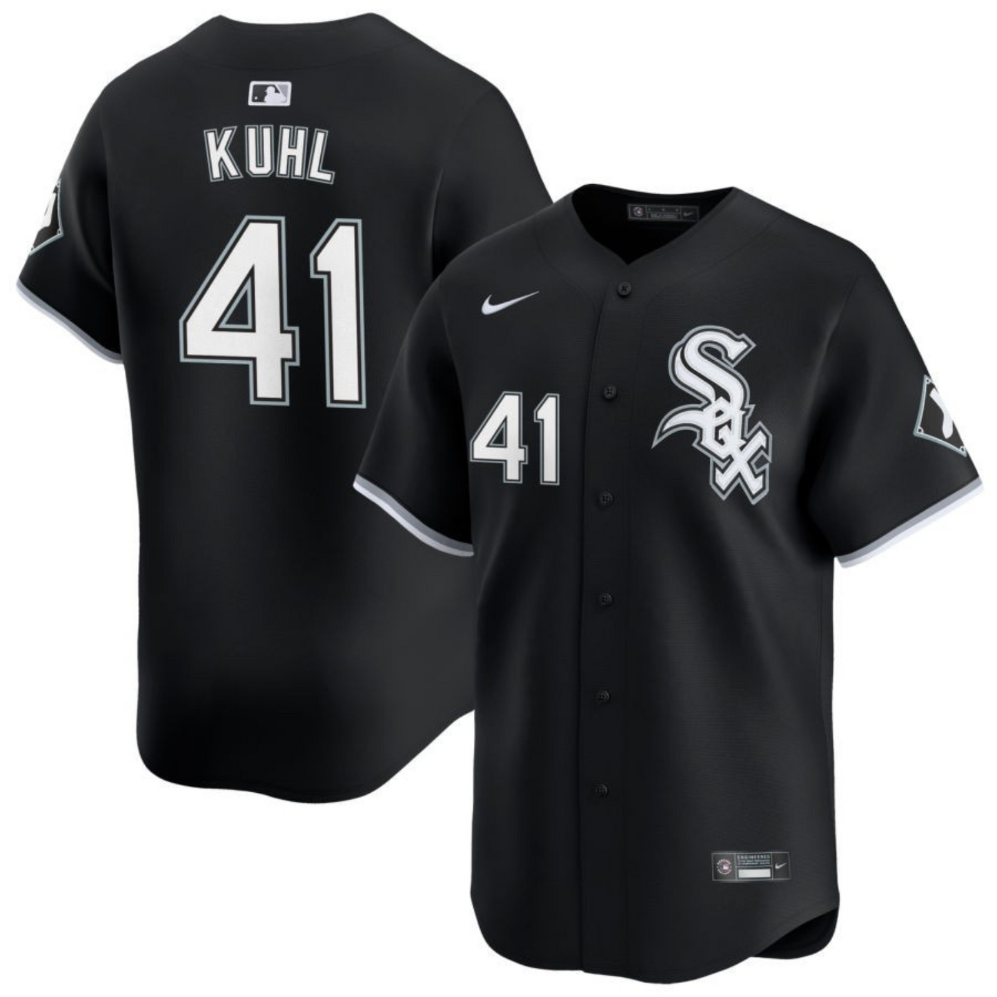 Baseball Chad Kuhl Chicago White Sox 41 Jersey