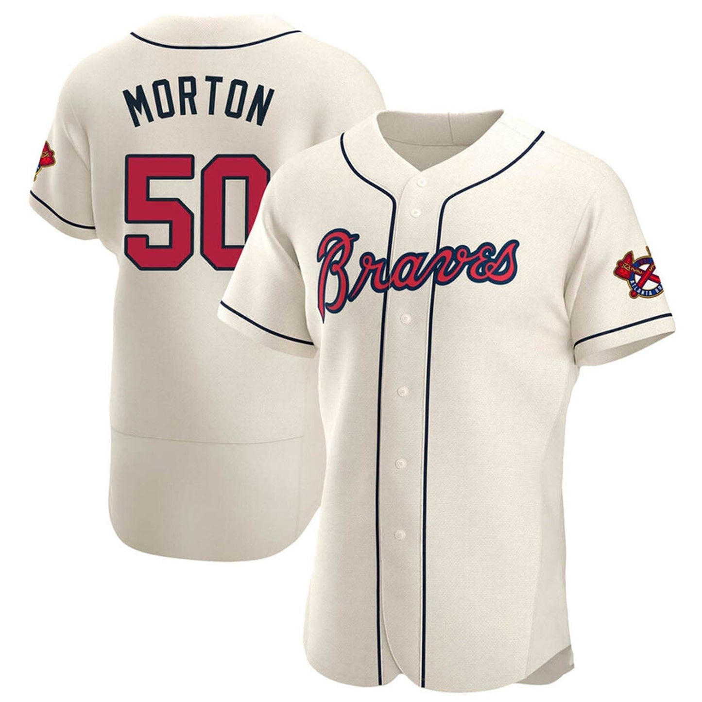 Baseball Charlie Morton Atlanta Braves 50 Jersey
