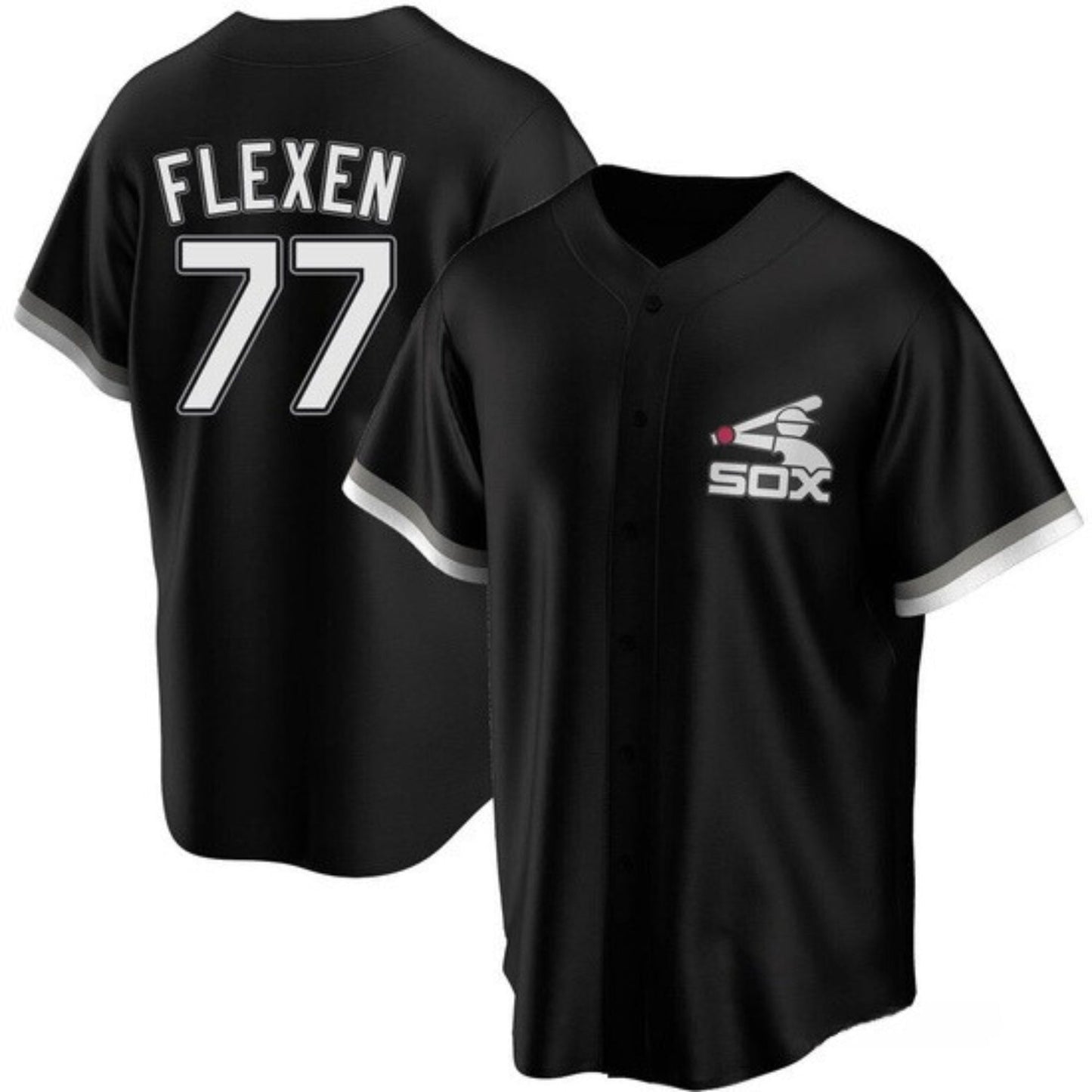 Baseball Chris Flexen Chicago White Sox 77 Jersey