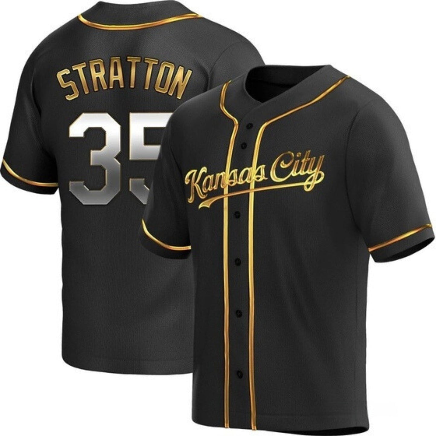 Baseball Chris Stratton Kansas City Royals 35 Jersey