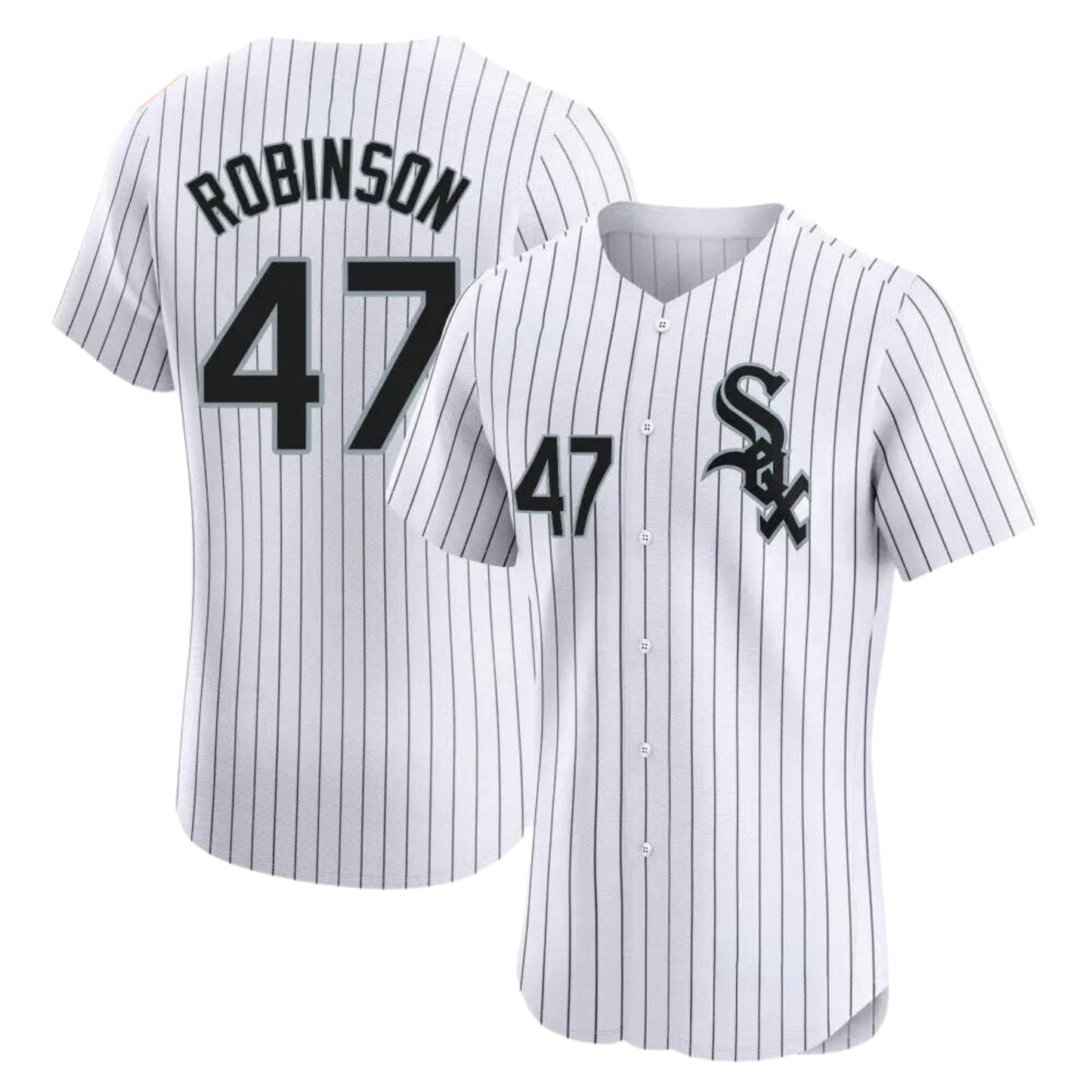 Baseball Chuckie Robinson Chicago White Sox 47 Jersey