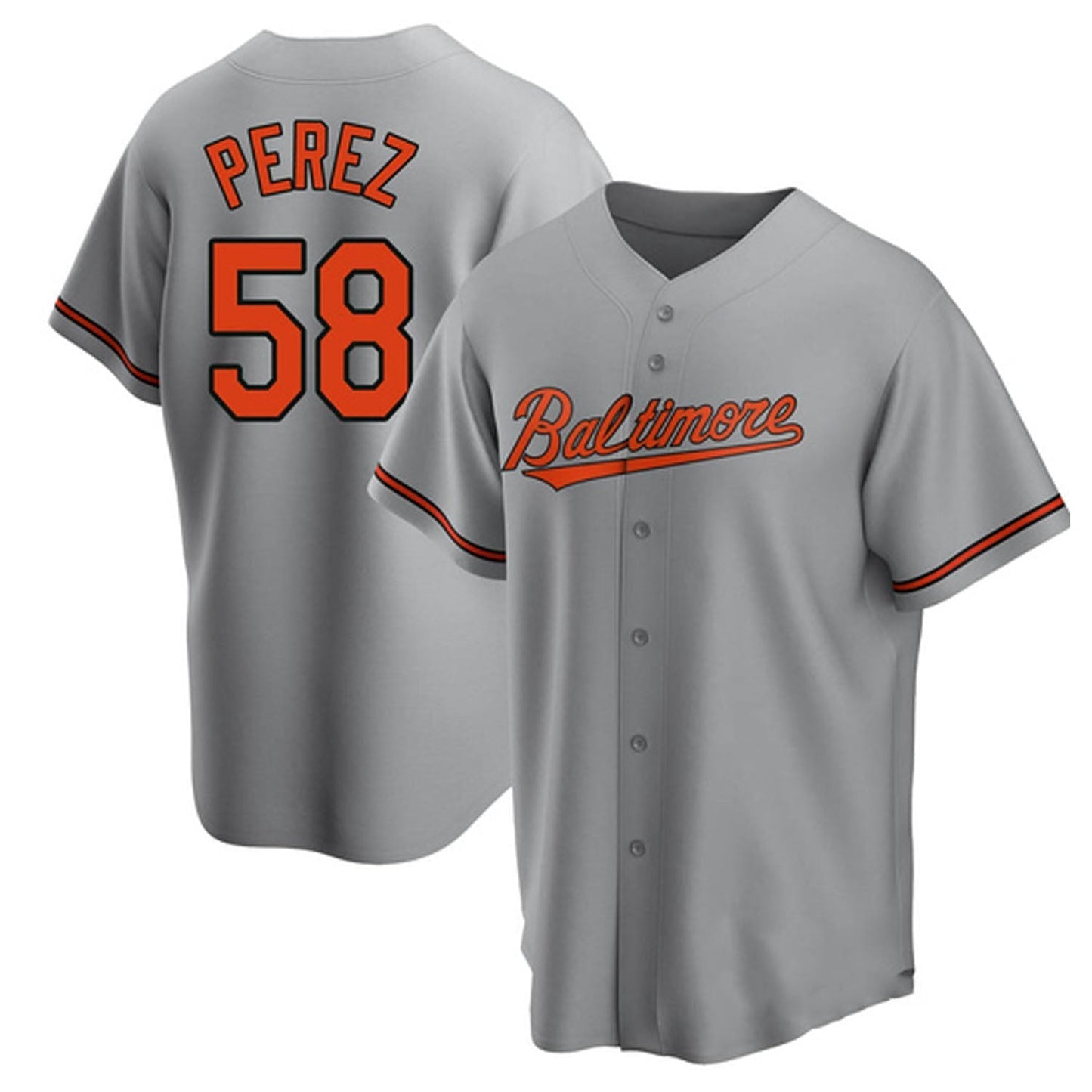 Baseball Cionel Perez Baltimore Orioles 58 Jersey