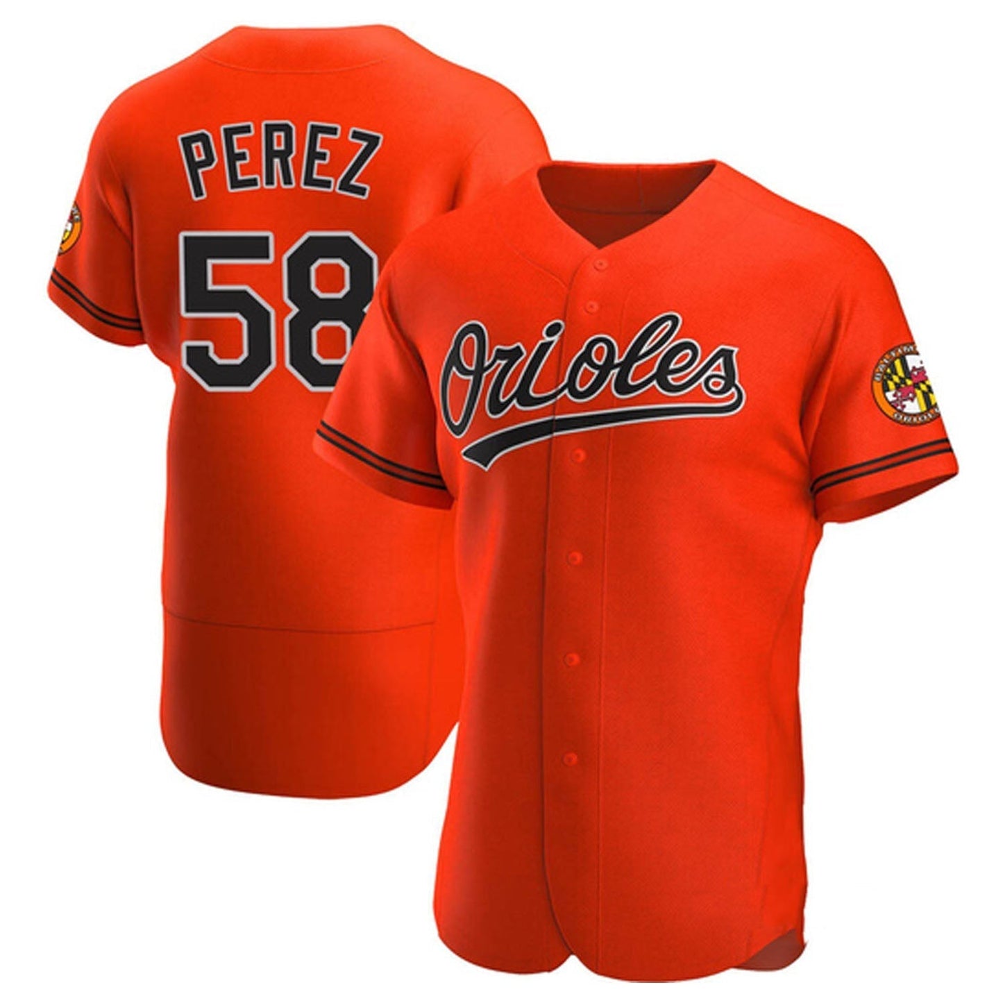 Baseball Cionel Perez Baltimore Orioles 58 Jersey