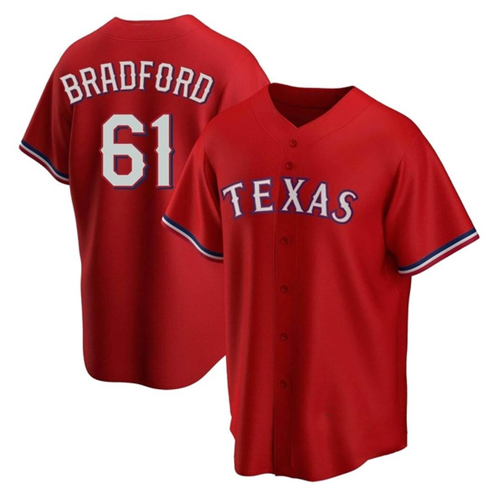 Baseball Cody Bradford Texas Ranger 61 Jersey