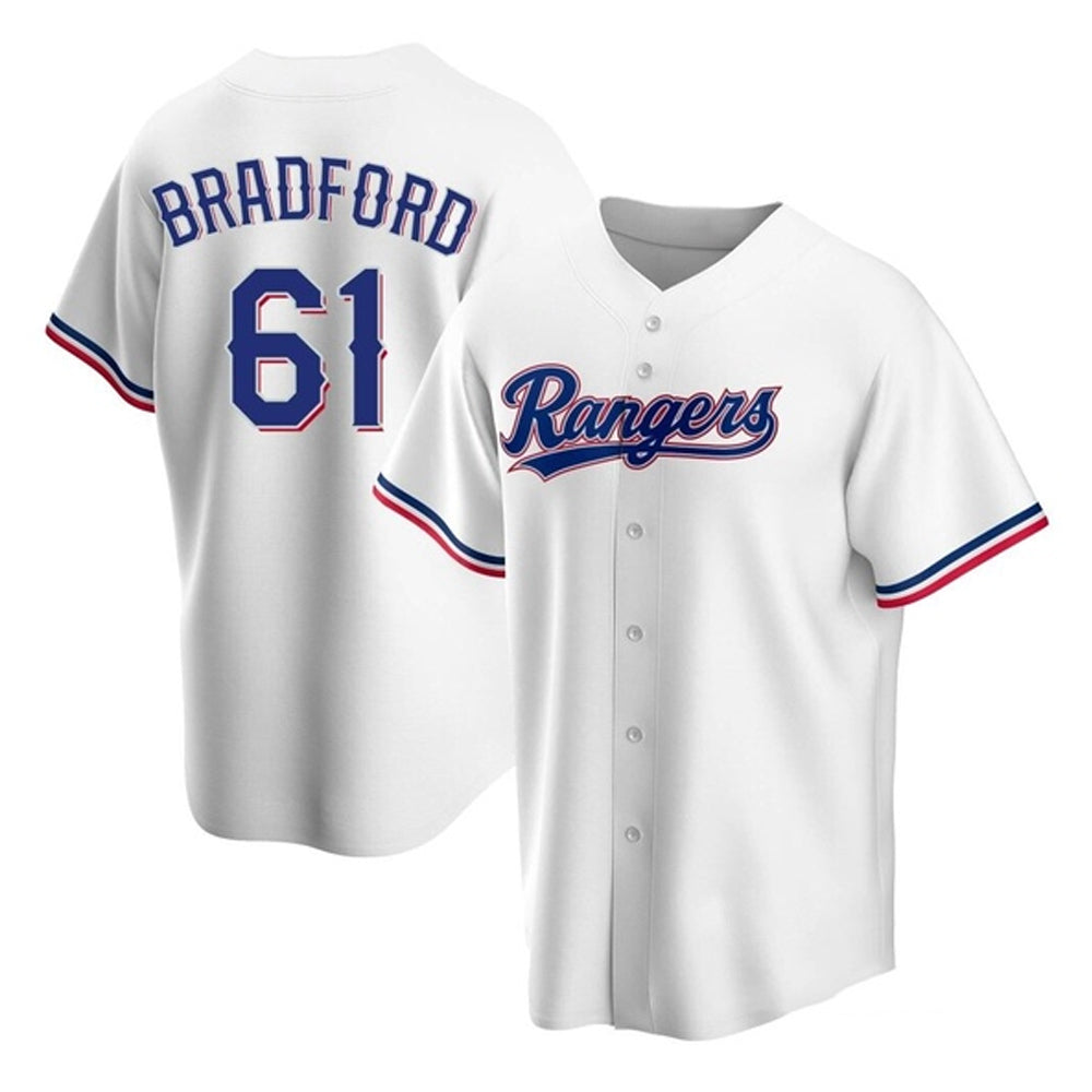 Baseball Cody Bradford Texas Ranger 61 Jersey