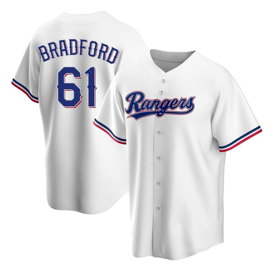 Baseball Cody Bradford Texas Ranger 61 Jersey