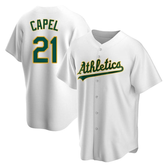 Baseball Conner Capel Oakland Athletics 21 Jersey
