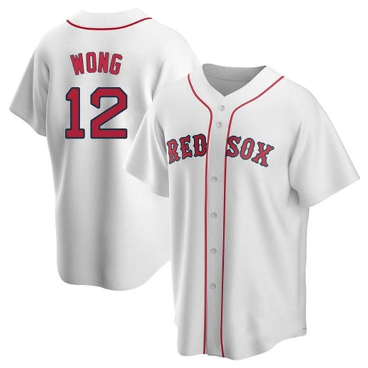 Baseball Connor Wong Boston Red Sox 12 Jersey