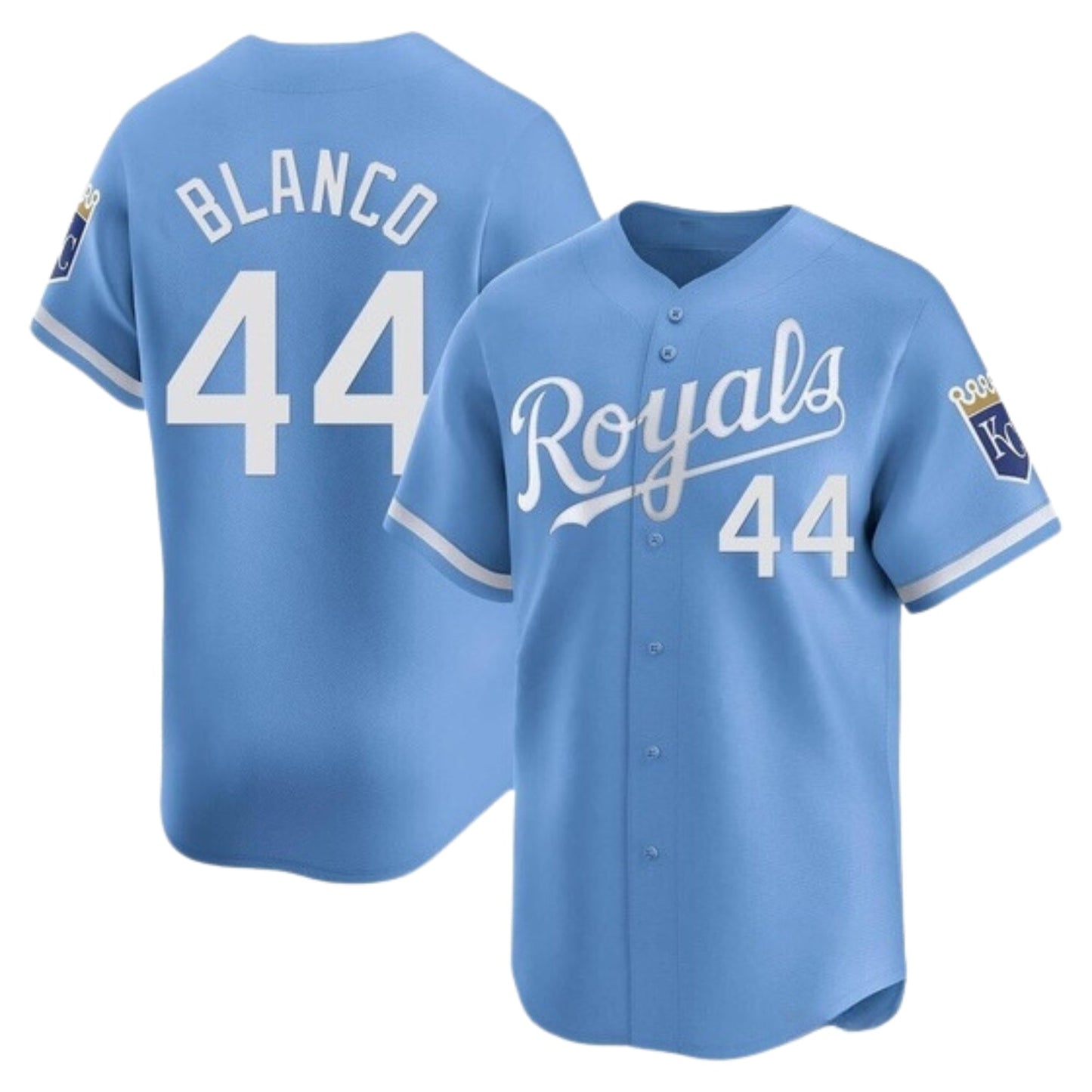 Baseball  Dairon Blanco Kansas City Royals 44 Jersey