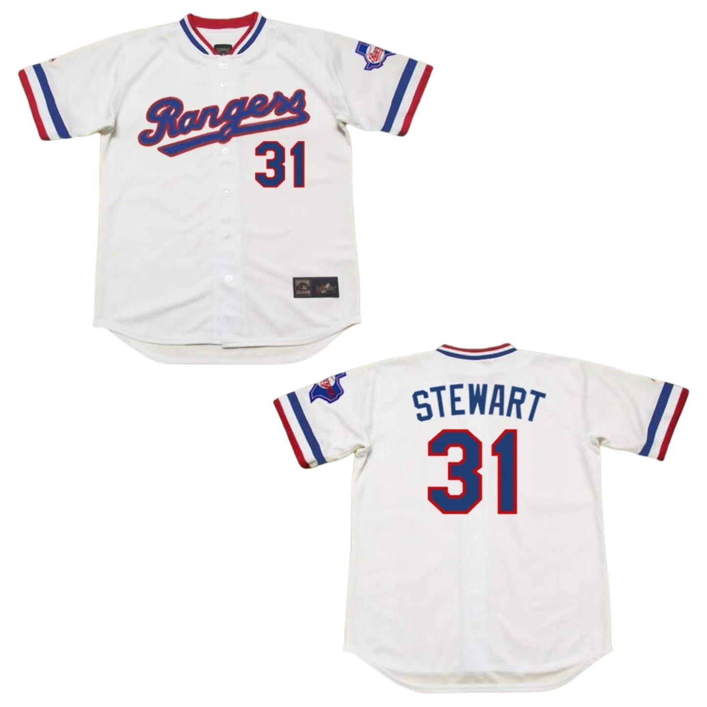 Baseball Dave Stewart Texas Rangers 31 Jersey