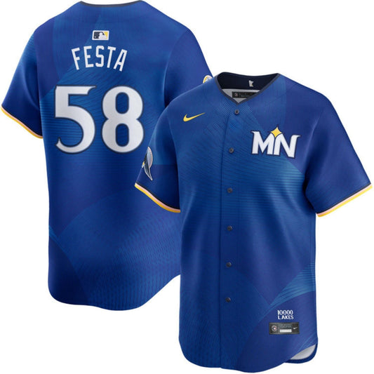Baseball David Festa Minnesota Twins 58 Jersey