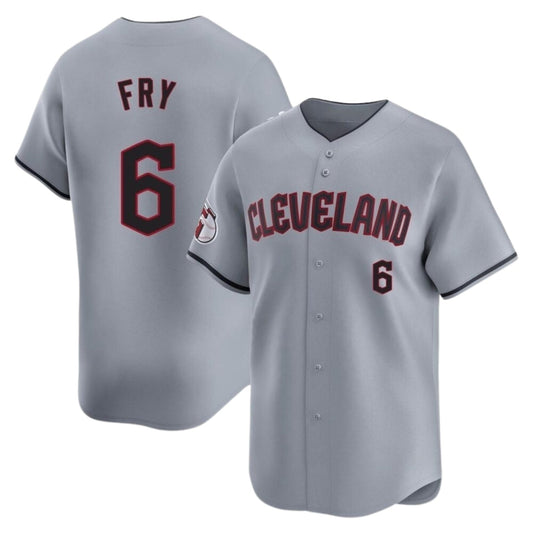Baseball David Fry Cleveland Guardians 6 Jersey