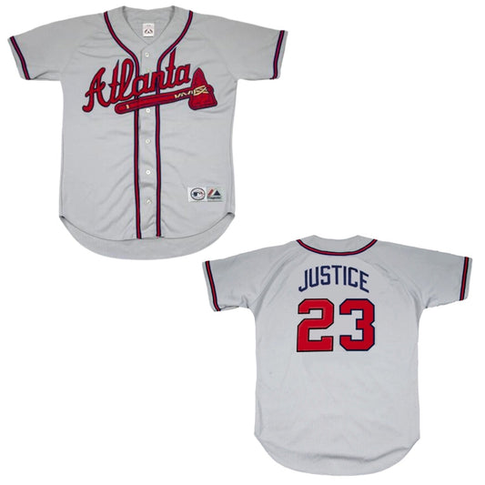 Baseball David Justice Cleveland Indians 23 Jersey