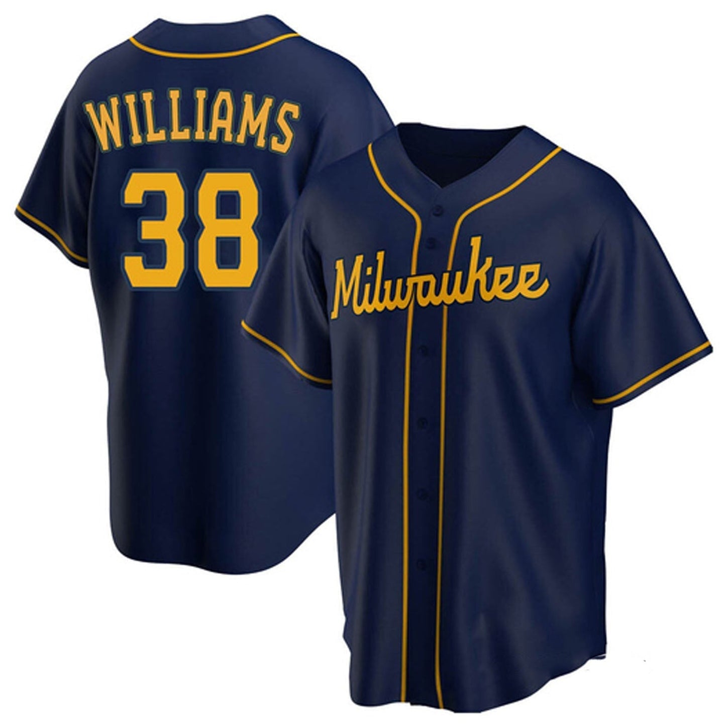 Baseball Devin Williams Milwaukee Brewers 38 Jersey