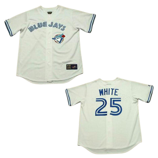 Baseball Devon White Toronto Blue Jays 25 Jersey