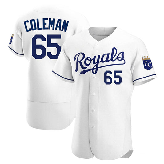 Baseball Dylan Coleman Kansas City Royals 65 Jersey