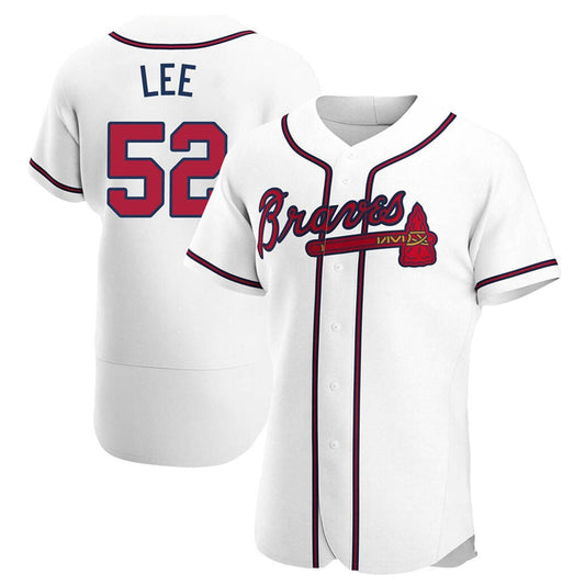 Baseball Dylan Lee Atlanta Braves 52 Jersey